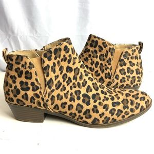 Treasure & Bond Leopard Booties
